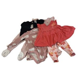 Jamie jack carters baby lot footies leggings jumpsuit bodysuit top 6 m